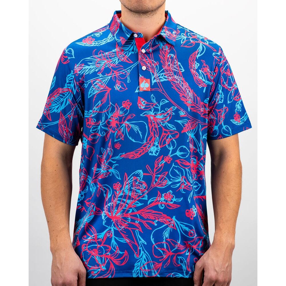 Pins & Aces: CABO COLADA Performance Golf  Polo XL